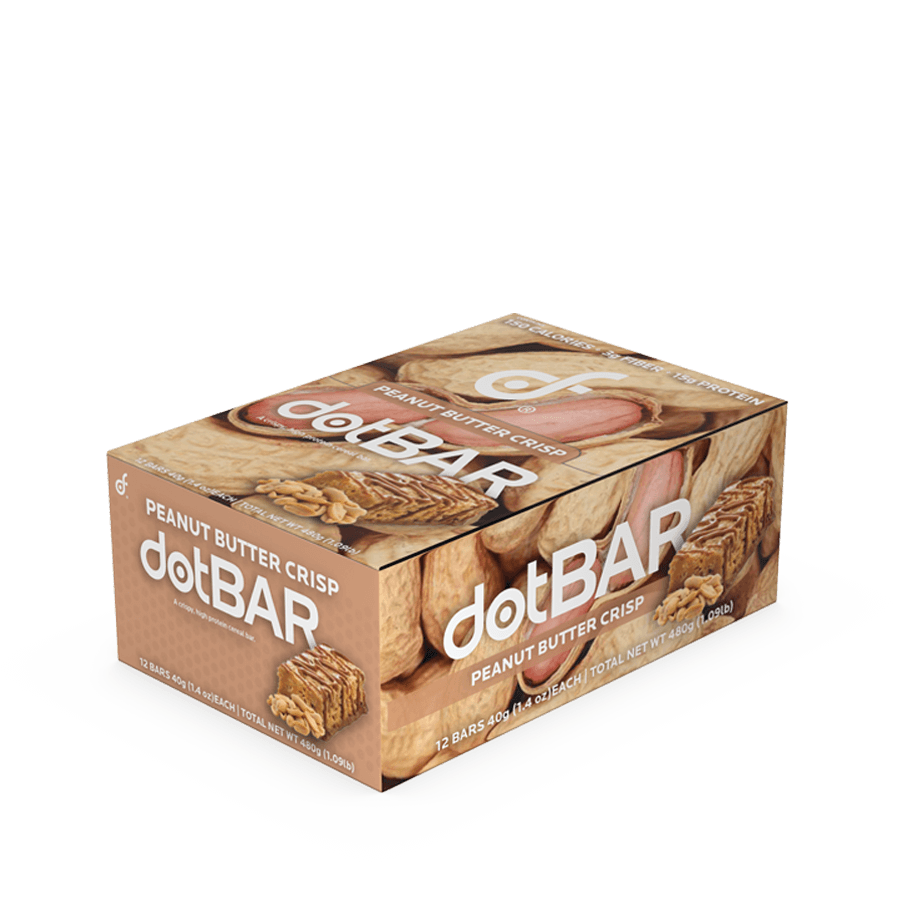 Peanut Butter Crisp dotBAR